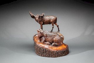 Carved Moose