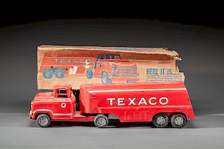 Two Toy Texaco Trucks