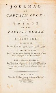 COOK, JAMES CAPT.. Journal of Captain Cook's Last Voyage to the Pacific Ocean... London, 1781. Second ed.