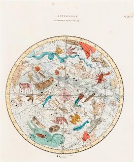 (MAP, CELESTIAL). A group of 8 color engraved celestial prints by various artists.