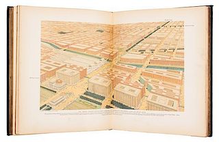 (CHICAGO) BURNHAM, DANIEL H. AND EDWARD H. BENNETT. Plan of Chicago. Chicago, 1909. Limited, presentation copy.