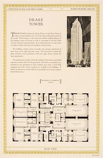 * (CHICAGO) BAIRD & WARNER. A Portfolio of Fine Apartment Homes. Evanston, 1928.