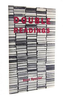 * SPECTOR, BUZZ. Double Readings. S.l., 1987. Inscribed and signed by Spector.