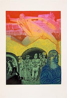 (AQUARIUS PRESS) MANN, THOMAS. Death in Venice. NY, 1971. One of 10 artist's proofs copies. With 10 original color etchings.