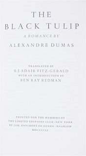 * (LEC) DUMAS, ALEXANDRE. The Black Tulip. New York, 1951. Limited, signed by the artist and designer.