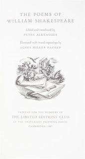 * (LEC) A group of 15 books published by the Limited Editions Club, various dates.