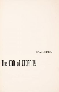 ASIMOV, ISAAC. Asimov's Sherlockian Limericks. New York, 1978. 1st, ltd ed., signed. w/End of Eternity. NY, 1955. 1st ed.