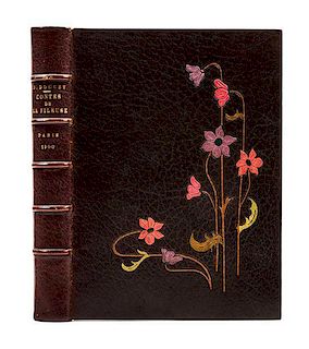 (RUBAN) DOUCET, JEROME. Contes de la fileuse. Paris, [c.1900] First edition, limited to 25 copies. Finely bound by Ruban.