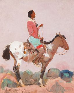 LaVerne Nelson Black (1887-1938); Taos Scout