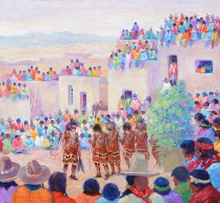 Henry C. Balink (1882-1963); Hopi Snake Dance - Hotevilla, AZ
