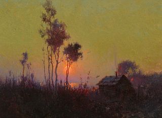 Sydney Laurence (1865-1940); The Hour before Daylight (1925)