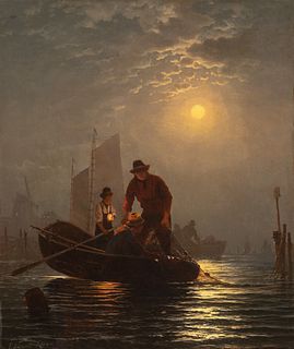 Edward Moran (1829-1901); Fishermen
