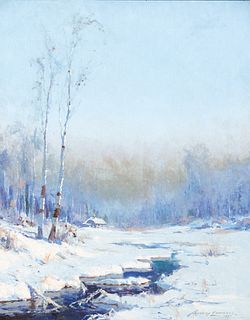 Sydney Laurence (1865-1940); A Winter Day, Alaska (1927)