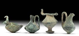 Miniature Archaic Greek Bronze Vessels (4)
