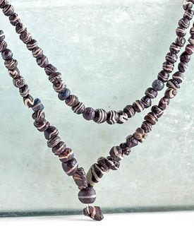 Hellenistic Greek Glass Bead Necklace