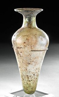 Gorgeous / Tall Roman Glass Bottle