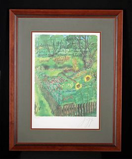 Signed / Numbered Gunther Grass Lithograph in Colors