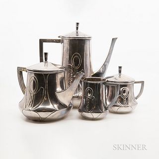 Art Nouveau Coffee and Tea Set