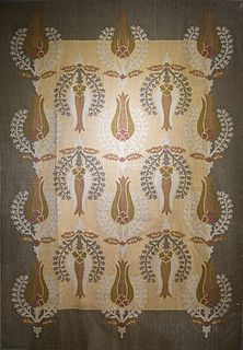 Art Nouveau Flat Weave Carpet