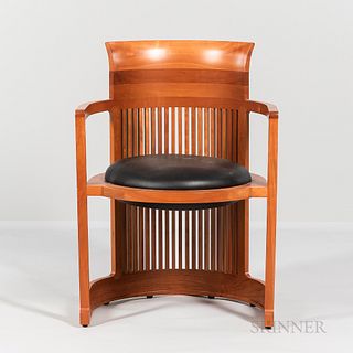 Frank Lloyd Wright by Copeland "Taliesin Barrel Chair,"