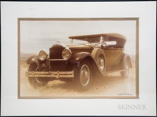 William Plante (American, 20th Century)      1929 Packard Phaeton.