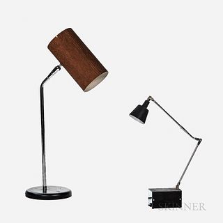 Two Modern Desk Lamps