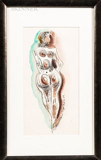 Konrad Cramer (German/American, 1888-1963)      Female Nude.