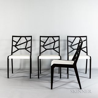 Four Domitalia "Fusto Faggio" Side Chairs