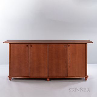 Cherry Sideboard with Burlwood Inlay Accents