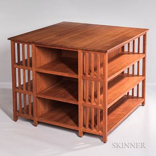 Thomas Moser Custom-built Library Table and Bookcase