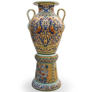Deruta Ceramic Mosaic Urn
