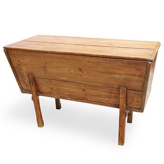 19th Cent. French Dough Bin in Pine