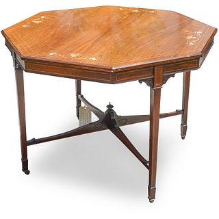 English Rosewood Octagonal Table
