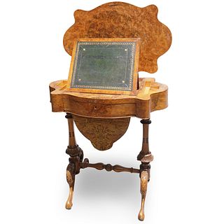 19th Cent. English Sewing and Writing Table