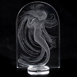 Lalique "Naiad" Crystal Paperweight