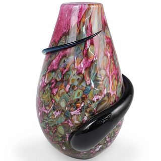 Robert Eickholt Art Glass Vase