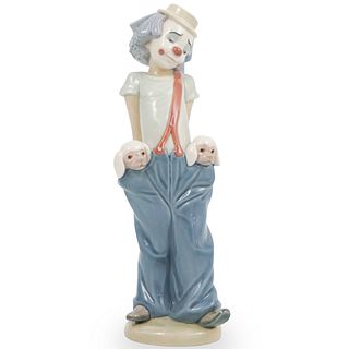 Lladro "Little Pals" Porcelain Clown Figurine