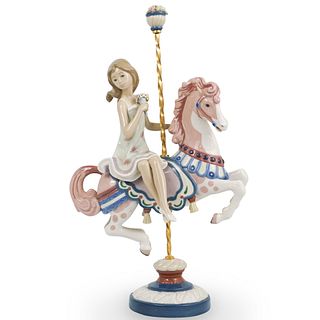 Lladro "Girl On Carousel Horse" Figurine