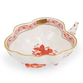 Herend Chinese Bouquet Leaf Dish