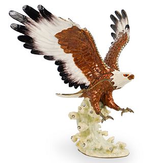 Jay Strongwater Style Enamel Eagle