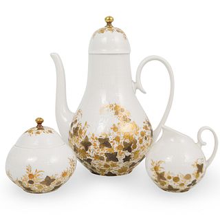 (3 Pc) Rosenthal Bjorn Wiinblad "Quatre Couleurs" Porcelain Tea Set