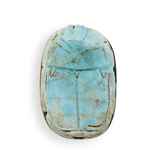Ancient Turquoise Scarab