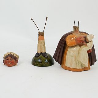 Terracotta Bobble-Head Figurine