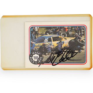 Dale Earnhardt Signed Max Race Card
