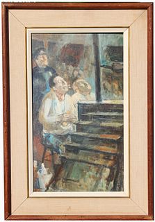 Russell Hoban (1925-2011) 1961 Ringside Painting