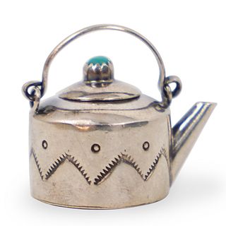 Mexican Sterling Silver Tea Kettle