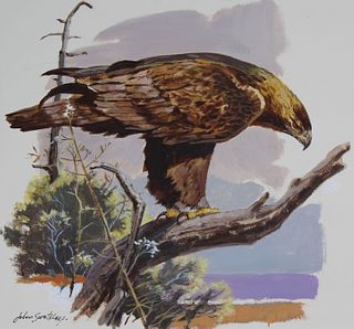 John Swatsley (B. 1937) "Golden Eagle"