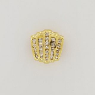 14K Gold & Diamond Necklace Pendant