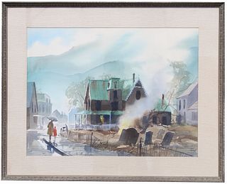 John Pike (1911 - 1979) Watercolor