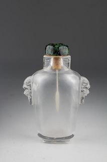 18th/19th C. Chinese Rock Crystal Snuff Bottle